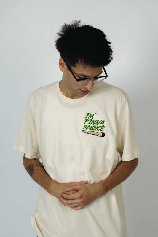 Exclusive Embroidered I'M FINNA SMOKE BLUNT T-Shirt